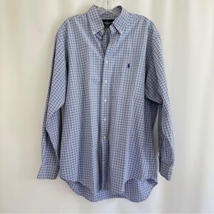 Men’s Ralph Lauren Blue Classic Fit Button Down Size L | 16 ½